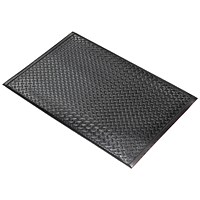 5 Star Anti-Fatigue Diamond Mat, 600 x 900mm, Black