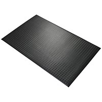 5 Star Anti-Fatigue Diamond Mat, 900 x 1500mm, Black