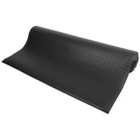 5 Star Anti-Fatigue Diamond Mat, 900 x 1000mm, Black