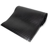 5 Star Anti-Fatigue Deckplate Mat, 1200mm x 18.3m, Black
