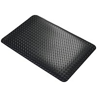 5 Star Anti-Fatigue Deckplate Mat, 1500 x 15m, Black
