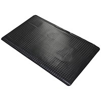 5 Star Anti-Fatigue Deckplate Mat, 900 x 1500mm, Black