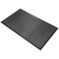 5 Star High Duty Anti-Fatigue Edged Mat, 900 x 1500mm, Black