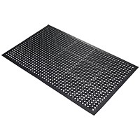 5 Star Anti-Fatigue Ramp Mat, 900 x 1500mm, Black