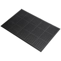5 Star Anti-Fatigue Ramp Mat, 800 x 1200mm, Black