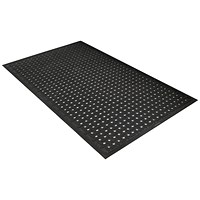 5 Star Anti-Slip Rubber Mat, 920mm x 2.9m, Black Nitrile