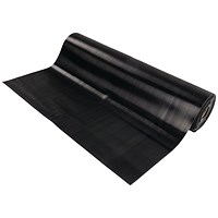 5 Star Ribbed Runner Mat, 1.2m x 5m x 6mm, Black