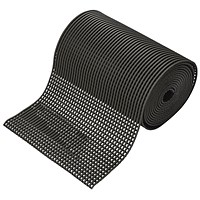 5 Star PVC Anti-Slip Floor Mat, 590mm x 10m, Black
