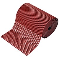 5 Star PVC Anti-Slip Floor Mat, 1 x 10m, Red