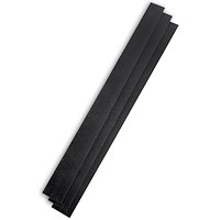 5 Star Anti-Slip Decking Strips, 2.4m x 90x3mm, Black, Pack of 3