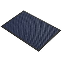 5 Star Super Dry Entrance Door Mat, 600mm x 900mm, Blue