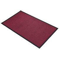 5 Star Super Dry Entrance Door Mat, 1.2 x 1.8m, Red