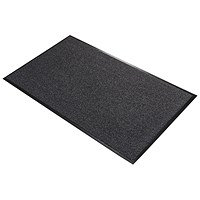 5 Star Indoor High Traffic Entrance Mat, 900 x 1500mm, Black/Grey