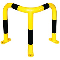 Med Duty Corner Protect Guard Outdoor 600x500x500 Ylw/Blk