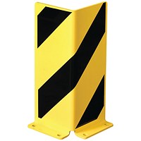 Heavy Duty Pallet Rack Protector Right Profile 400x6 Ylw/Blk FS784919