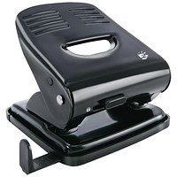 5 Star 2-Hole Punch, Black, Punch capacity: 30 Sheets 5 Star 2-Hole Punch, Black, Punch capacity: 30 Sheets