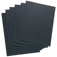5 Star Leathergrain Covers, 240gsm, Black, A4, Pack of 100