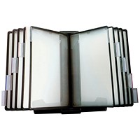 5 Star Wall Display Panel System, Easy Mount, 10 Pockets, A4