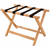 York Wooden Luggage Rack Light Wood