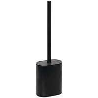 Sana Silicone Toilet Brush and Holder Black 10766