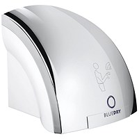 Bluedry Junior Hand Dryer, Chrome Bluedry Junior Hand Dryer, Chrome