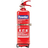 Commander Fire Extinguisher ABC Dry Powder 2kg