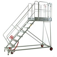 Fort Easy Slope Platform Steps Galvanised 3 Tread MS9103G