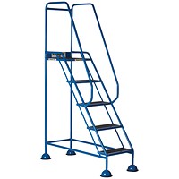 Climb-It Domed Feet Anti Slip Step, 5 Tread, Blue Climb-It Domed Feet Anti Slip Step, 5 Tread, Blue