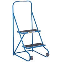Climb-It Tilt N Pull Steps, 2 Tread, Blue