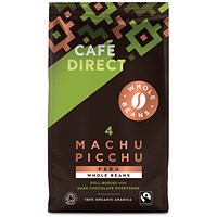 Cafedirect Machu Picchu Whole Coffee Beans 750g
