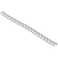 GBC Binding Wire Elements, 21 Loop, 8mm, Black, Pack of 100