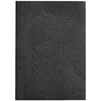 GBC Antelope Binding Covers, 250gsm, A4, Leathergrain, Black, Pack of 100