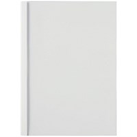 GBC Thermal Binding Covers, 1.5mm, Front: Clear, Back: Gloss White, A4, Pack of 100