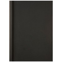 GBC LeatherGrain Thermal Binding Covers Black - Pack of 100