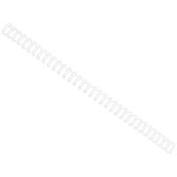 GBC Binding Wire Elements, 34 Loop, 8mm, White, Pack of 100