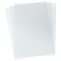 GBC PolyCovers ClearView Binding Covers, Matte, 350 micron, Frosted Clear, A4, Pack of 100