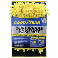 Goodyear 2-in-1 Microfibre Noodle Wash Mitt