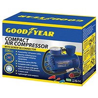 Goodyear Pro Compact Mini Air Compressor Blue