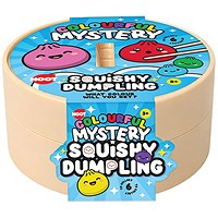 Colourful Mystery Squishy Dumpling 3+ Ast Designs Pack of 12