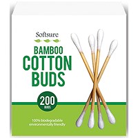 Softsure Bamboo Cotton Buds x200 Pack of 24