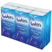 Cushies Ultra Soft Pocket Tissues x6 Pack of 24
