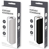 Portable Power Bank 2200mAh Grey/Black Pack of 12 ELE6217OB
