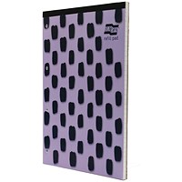 Europa Splash Refill Pad, A4, Ruled with Margin, 140 Pages, Purple, Pack of 6 Europa Splash Refill Pad, A4, Ruled with Margin, 140 Pages, Purple, Pack of 6