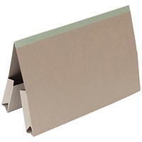 Guildhall Double Pocket Wallet, 315gsm, A4/Foolscap, Grey, Pack of 25