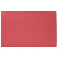 Guildhall Full Flap Document Wallets, 315gsm, Foolscap, Red, Pack of 50