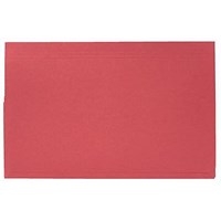 Guildhall Document Wallets Full Flap, 315gsm, Foolscap, Red, Pack of 50