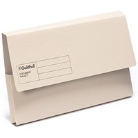 Guildhall Document Wallets, 285gsm, Foolscap, Buff, Pack of 50