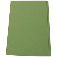 Guildhall Square Cut Folders, 315gsm, Foolscap, Green, Pack of 100