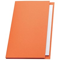 Guildhall Square Cut Folders, 315gsm, Foolscap, Orange, Pack of 100