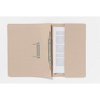 Guildhall Front Pocket Transfer Files, 285gsm, Foolscap, Buff, Pack of 25